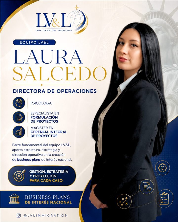 Laura Salcedo, Directora de Operaciones — Psicóloga y Magíster en Gerencia Integral de Proyectos